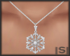 |S| Snowflake Necklace