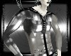 silvery spiked suit M