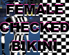 FEMALE CHECKED BIKINI 1