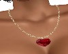 RUBY HEART NECKLACE