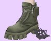 ☽ Combat Boots Olive