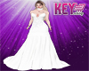 K- Romantic Gown White