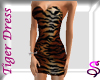 Tiger Print Dress -Short