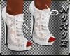NIX~White Lace Shoes
