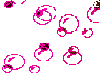 animated pink bubbles
