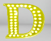 Yellow Letter D