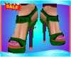 dark green base heels