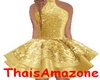 Kids Dress Gold