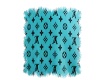 LV TEAL SHAGGY RUG