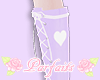 ♡ Heart Boots - Purple