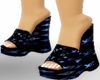 (KPR)LV Bl/Blk wd sandal