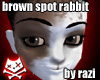 Brown Spot Rabbit Tail