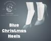 Blue Christmas Heels