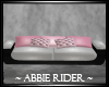 *AR* Pink/Blk Low Couch