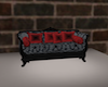 Goth Skull Couch 