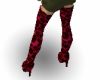 AYT Red Leopard Boots