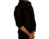 darkred sweaterand scarf