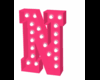 hot pink Neno Letter N