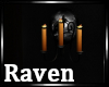 |R| Raven Wall Candle