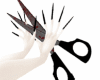 big bloody hand scissors