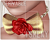 [Is] Rose Bow Choker Drv