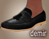 [D] Fly black loafer