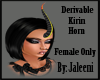 Derivable Kirin Horn F