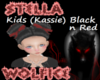 Kids (Kassie) Black/Red