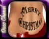 Christmas Belly Tattoo