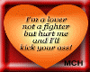 lover not a fighter