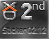 XD Contest Sticker | 2nd