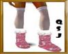 ~QSJ~PINK SANTA BOOTS