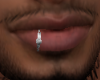 Lip Piercing silver