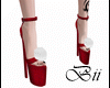 Red - Santa Heels
