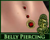 Belly Piercing Red