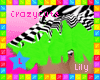 !L Zebra Tutu Limez