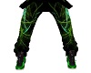 green streak dub pants