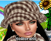 (A) Brown Plaid Hat