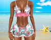 Ladies Beach Floral Fit