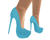 !BD Blue Satin Shoes