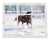 Animated snowy window