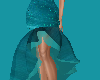 Teal Beauitful  Gown
