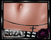 *R*Cross Belly Chain*