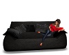Black Couch Multi Pose