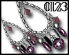 *0123* Purple Earrings