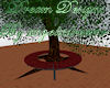 Dark Stone Cirular Bench