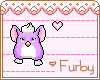 <3 Furby Support Sticker