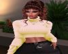 GR~ Crop Sweater Yellow