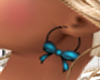 Sweet Bow Earrings*Blue*