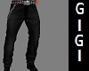 GM Black belted pant